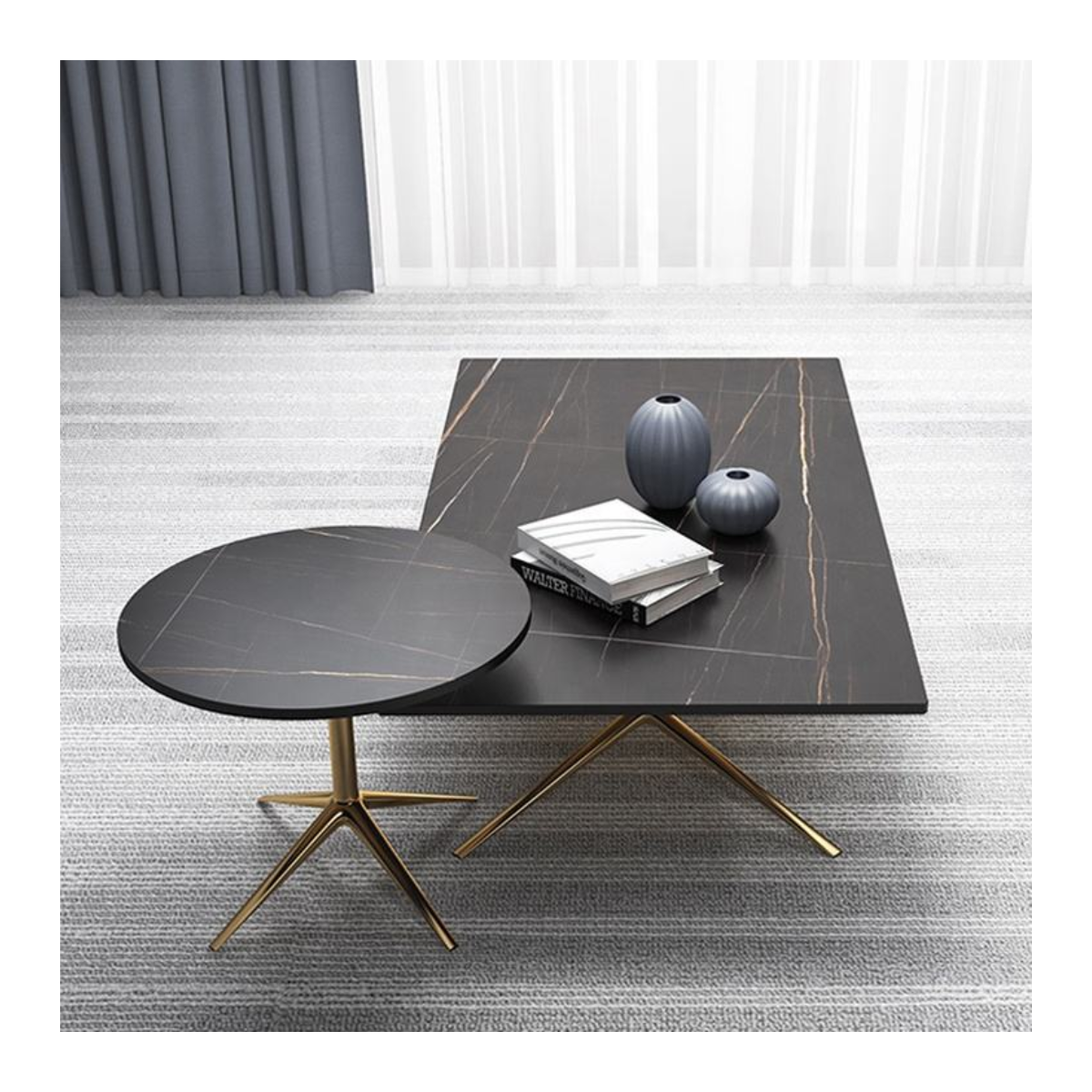 Noir Vein Star Coffee Table